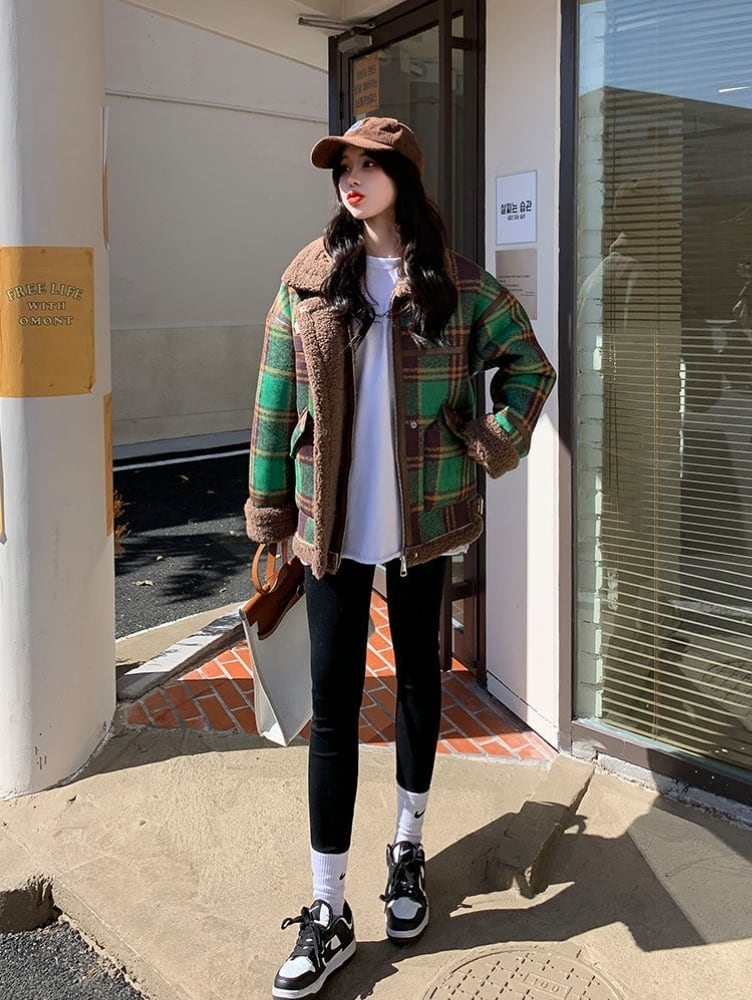 売り切れ必至 レトロ ファッション 知的 コート 3色 E-5585