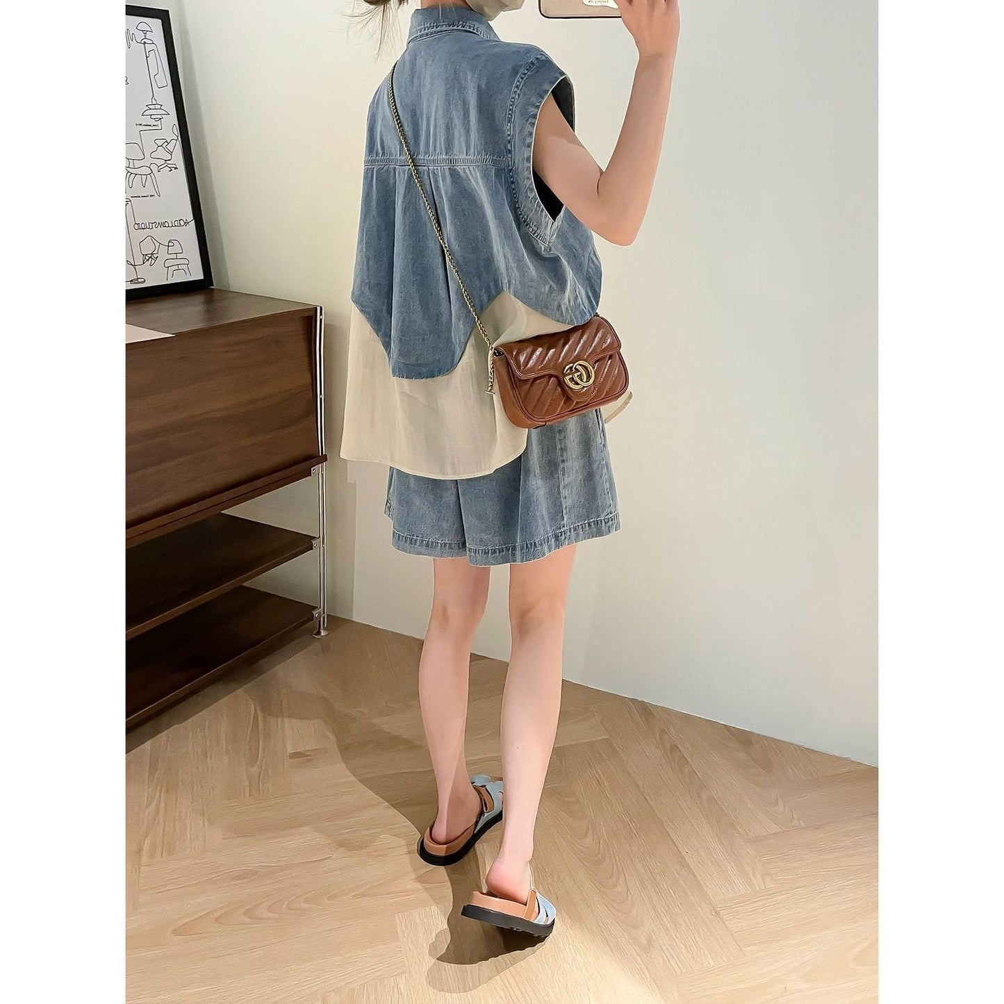 今季マストバイ ファッション 上品 半袖Ｔシャツⅹパンツセット <ins-6575>