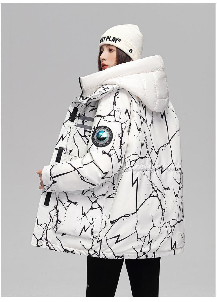 ファッション感満々 肌触り抜群 高見えデザイン 3色選択 ダウンジャケット E-9678