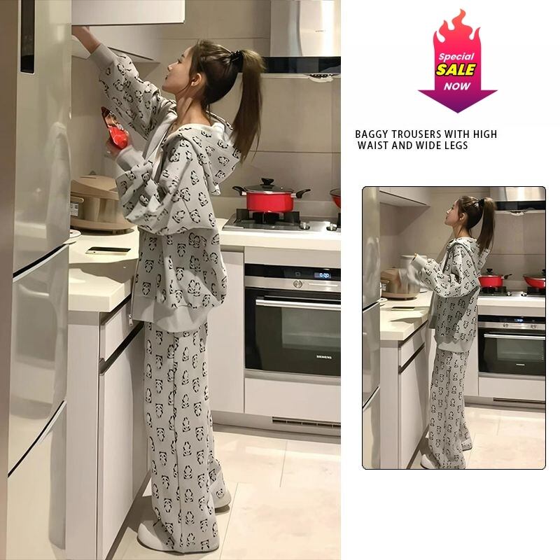 好感度UP 着心地良い おしゃれ度高め トップス+パンツセット E-10791