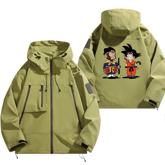 超人気  防寒  撥水加工 バックビッグロゴ 男女兼用 4色展開 マウンテンパーカー E-12705