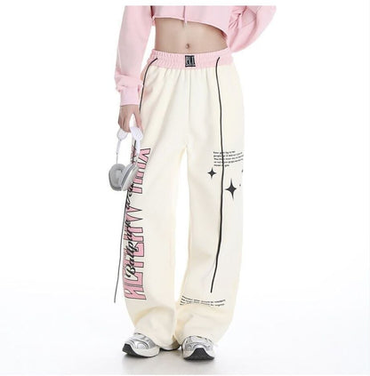 人気上昇中 オシャレ 都市ファッショ デザイン 2色 ジョガーパンツ E-9761