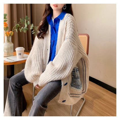 好感度UP 目を奪われる 流行新作 個性的なデザイン 2色選択 ニットトップスE-9721