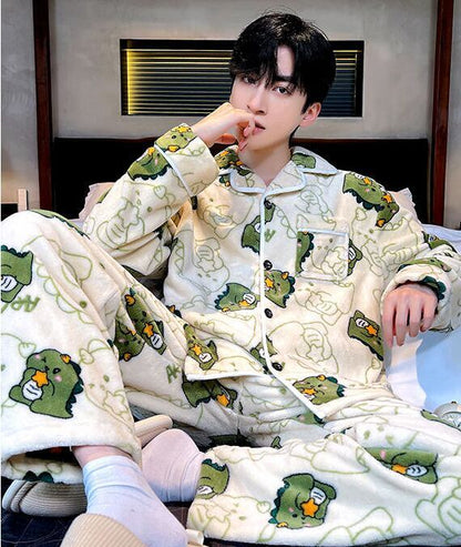 存在感抜群 ファッション トレンドアイテム 肌触り抜群 3種選択 サンゴフリース パジャマ E-9782