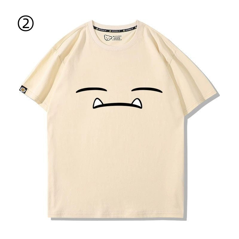 　着回し力抜群　おすすめ プリントロゴ 半袖 Tシャツ-A2484
