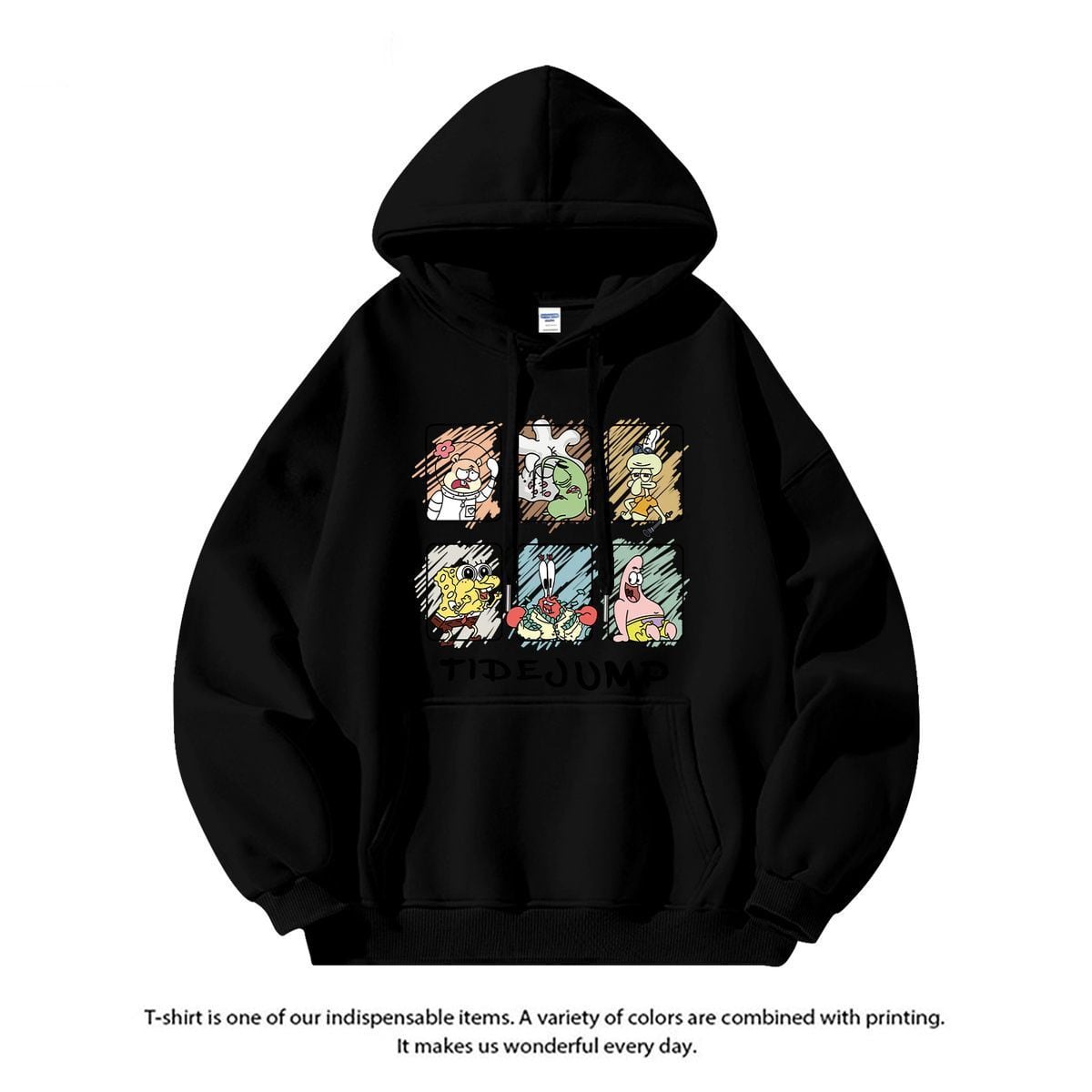 【人気急上昇中！】質感のいい ビッグロゴ 男女兼用 6色展開 フード付きパーカ ーE-12633