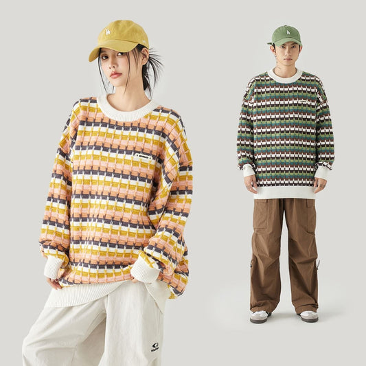 早い者勝ち 売れ筋   男女兼用 2色展開 ニット セーター E-12807