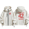 絶対欲しい  防寒  撥水加工 バックビッグロゴ 男女兼用 3色展開 マウンテンパーカー E-12777