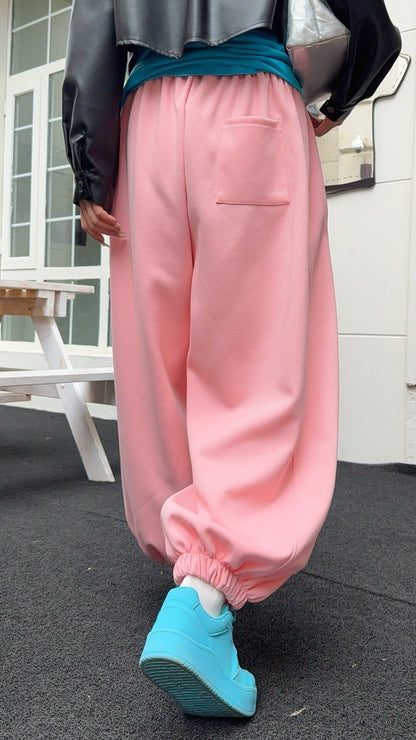 デザイン オシャレ 切り替え 4色 スウェット パンツ E-12210