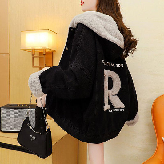 【裏起毛】大活躍 上質 ファッション 裏起毛暖かい デニムジャケットE-5713