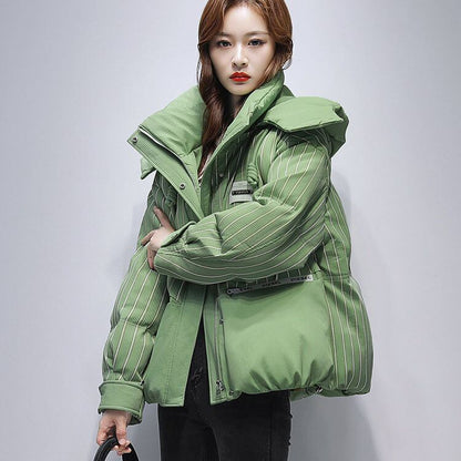 圧倒的セクシー フード付きジッパーコート 4色選択 E-10052