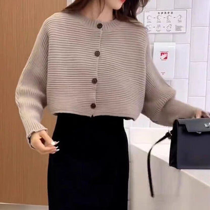 今季マストバイ 気質アップ 定番シンプル 8色選択 ニットトップスE-9607