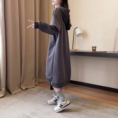 【裹起毛】着回し力抜群 5色 プラスベルベット 長袖 ニット セーター E-10216