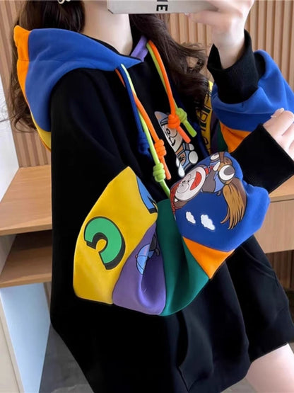 定番シンプル  柔らかくて優しい印象  カジュアル   2色 パーカー  E-12247