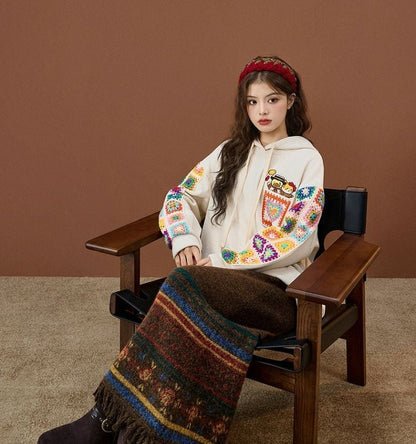 おすすめ 美人度アップ 個性的なデザイン トレンドアイテム  パーカー E-12300