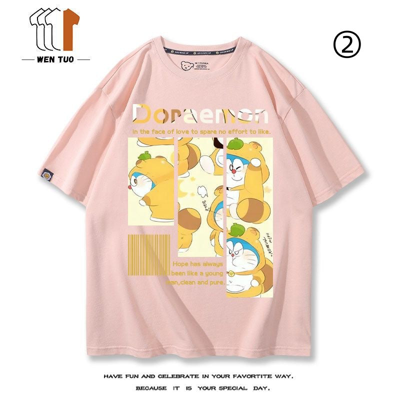 シンプル　着回し力抜群　おすすめ プリントロゴ 半袖 Tシャツ-A2536