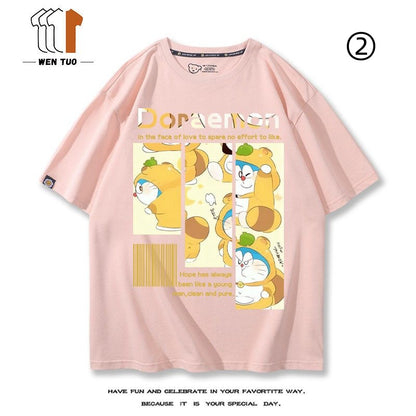 シンプル　着回し力抜群　おすすめ プリントロゴ 半袖 Tシャツ-A2536