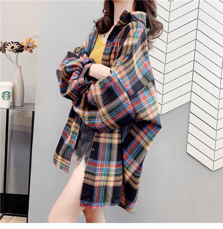 定番シンプル チェック柄 アクティブも綺麗も叶う シャツ E-9235