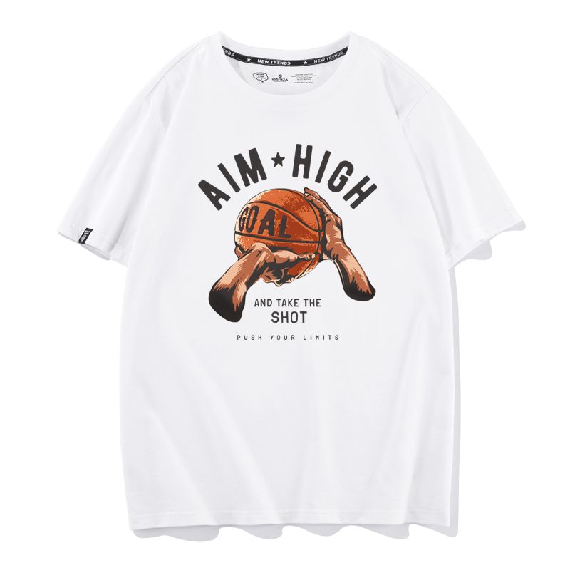 絶対欲しい 大活躍  おすすめ プリントロゴ 半袖 Tシャツ-A2645