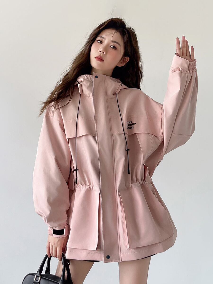 新作 ファッション 今季マストバイ スタイルアップ 3色選択 フード付きジッパーコート E-9760