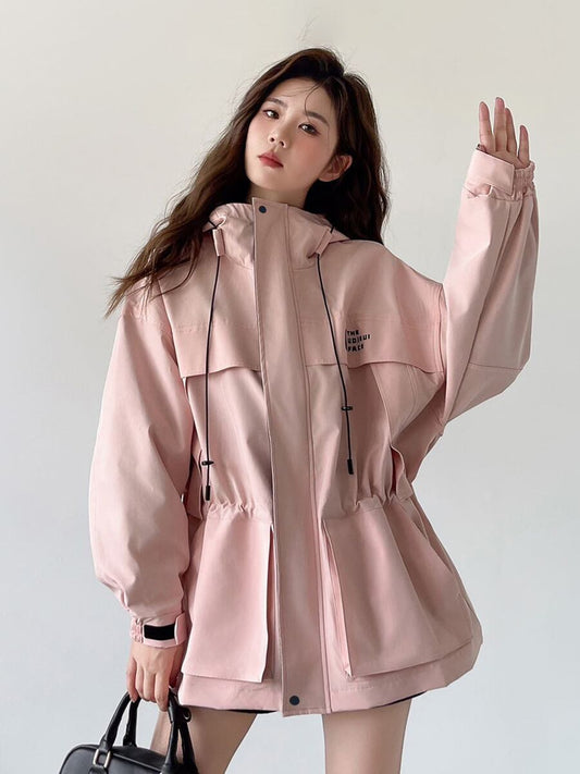 新作 ファッション 今季マストバイ スタイルアップ 3色選択 フード付きジッパーコート E-9760