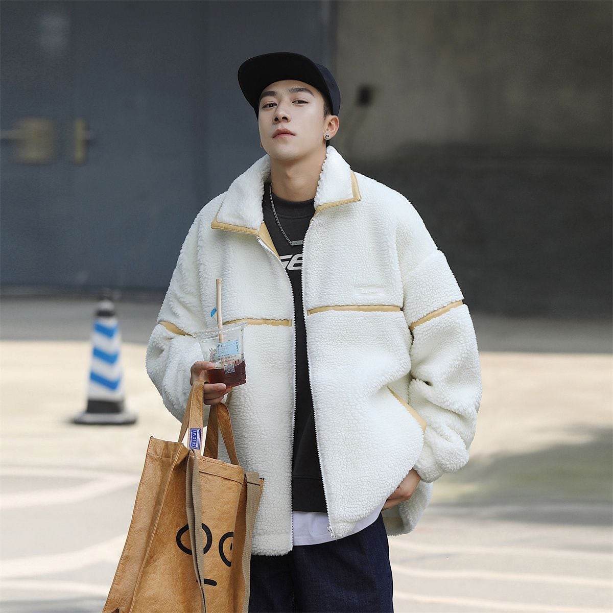 絶対欲しい 高級感 おすすめ 今季マストバイ 全2色 ボアジャケット男女兼用E-12537