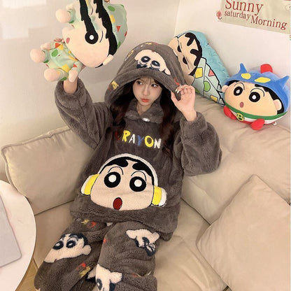 大人可愛い アバンギャルド デザイン性抜群 5種選択 トップス+パンツセット パジャマ 男女兼用E-9613