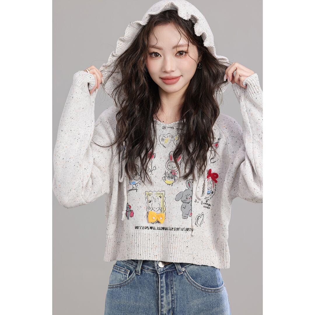 都市ファッショ オシャレデザイン 可愛い  スウェットiEf-10194