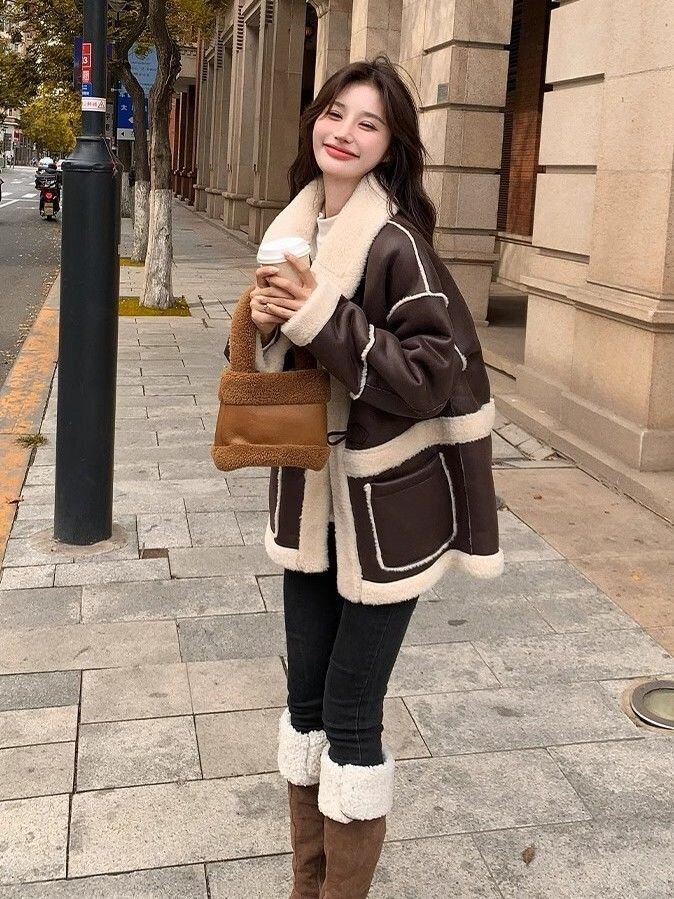 カジュアル 海外トレンド上質 ファッション ダウンジャケット E-10344