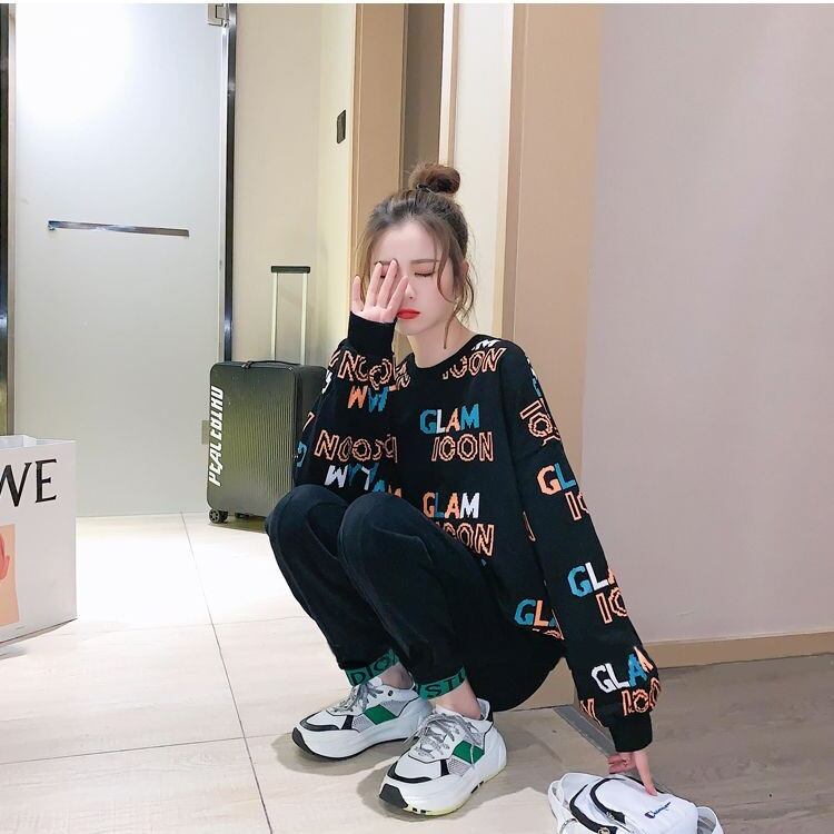 女子マスト おしゃれ度高め デザイン性抜群 着心地良い 2色選択 トップス+パンツセット E-10449