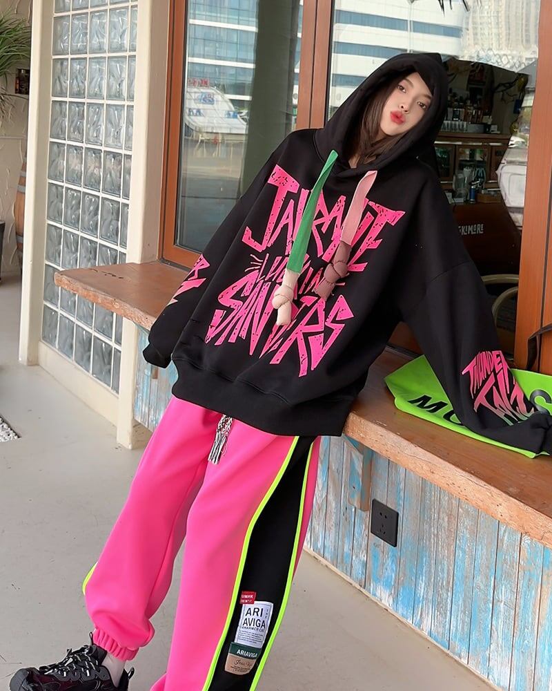 【裏起毛】絶対欲しい ファッション 個性派 スポーツパンツE-5847