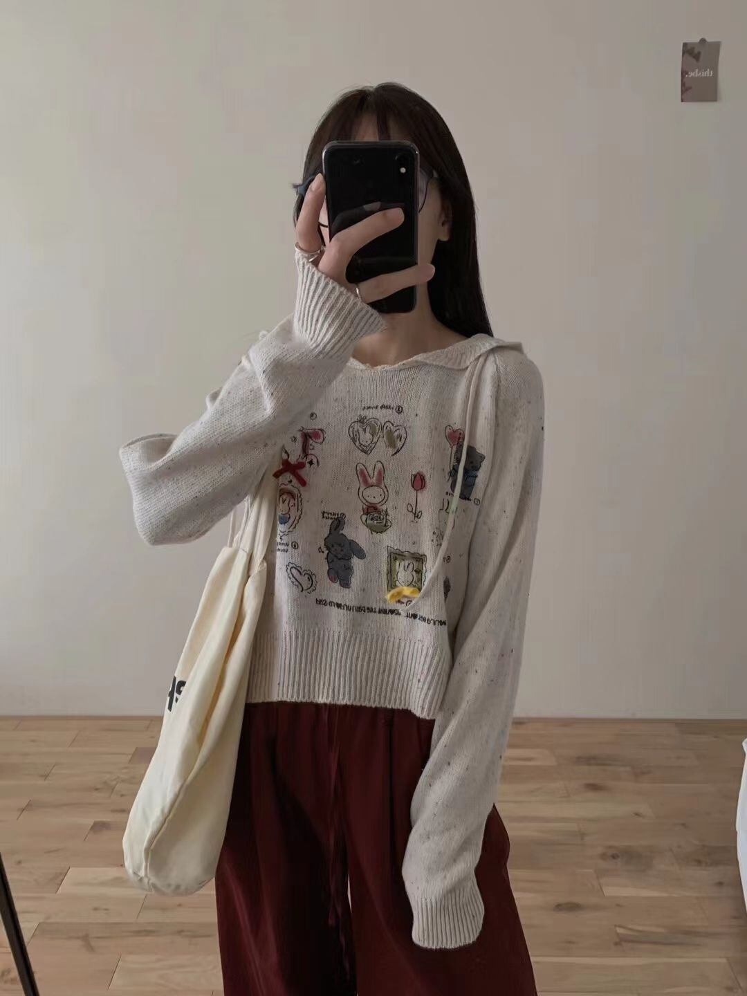 都市ファッショ オシャレデザイン 可愛い  スウェットiEf-10194