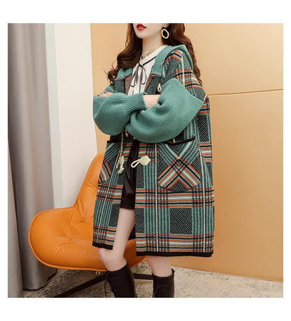 注目の新作超人気フード付きカーディガン   E-1457