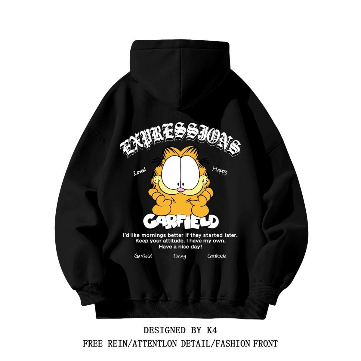 リッチ  話題沸騰中 カジュアル プリント 5色選択 男女兼用 パーカーE-12336