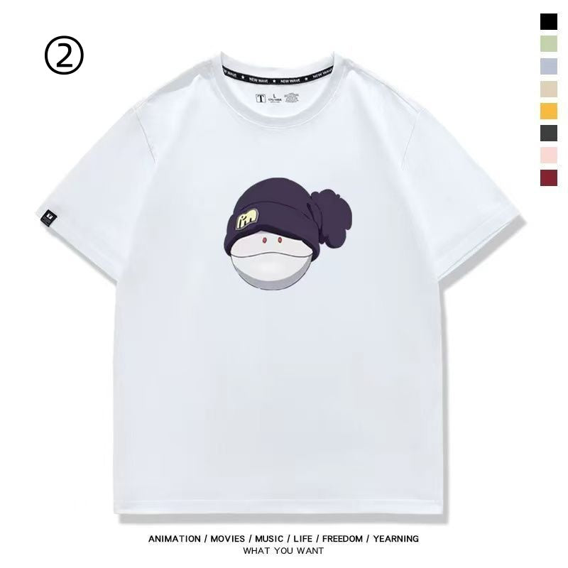 【人気ランキングNO.3】シンプル　おすすめ プリントロゴ 半袖 Tシャツ-A2628