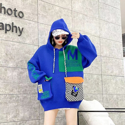 早い者勝ち 個性派 ファッション キュート 長袖 セーターE-10101