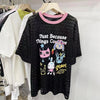 【半額！期間限定！！】新商品  超人気 キュート プリント  2色半袖Tシャツ＜ins-8520＞
