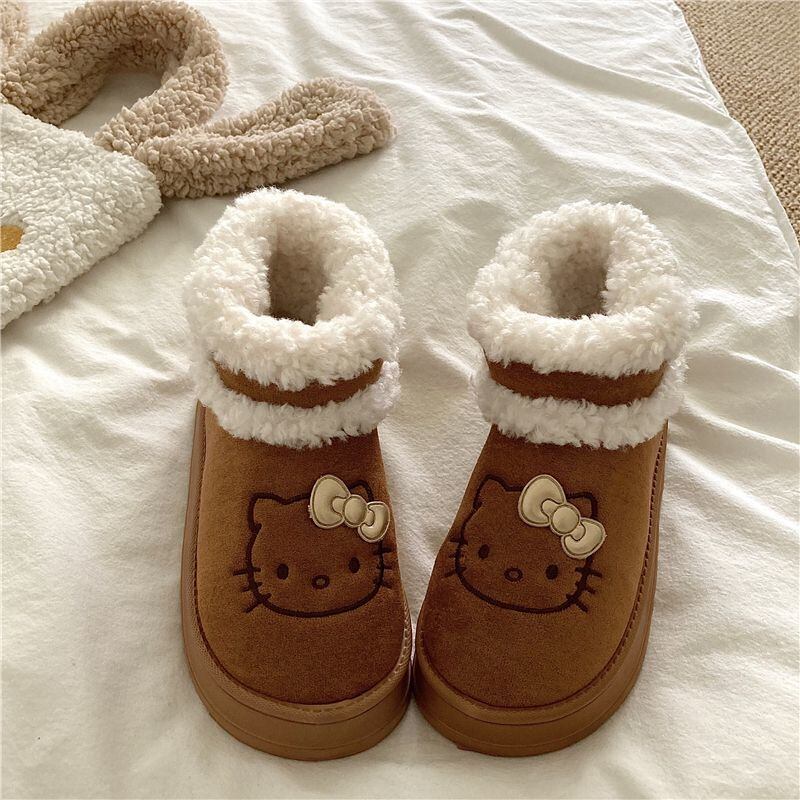 季節の単品 スノーブーツ Eweet系可愛い ファーシューズ レディース靴 2色選択可 E-10657