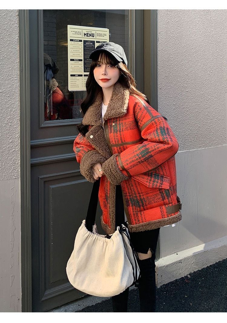 売り切れ必至 レトロ ファッション 知的 コート 3色 E-5585