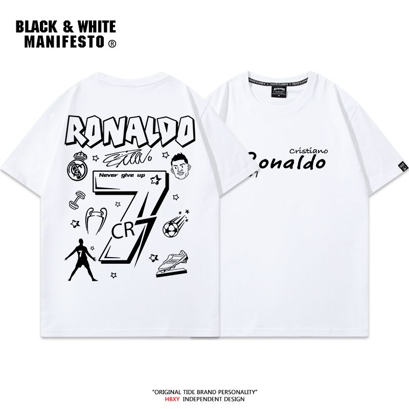 早い者勝ち 絶対欲しい  おすすめ プリントロゴ 半袖 Tシャツ-A2477