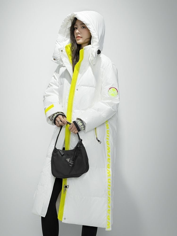 取り入れたい スタイルアップ ファッション フード付きジッパーコート E-10317