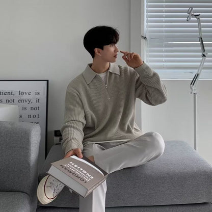 取り入れたい おすすめ 今季マストバイ 全4色 ニット 男女兼用E-12551