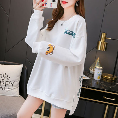 絶対流行 キュート カジュアル 上質 スウェットE-6818