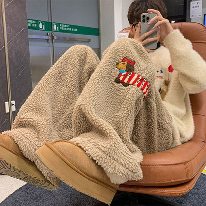 定番シンプル おしゃれ度高め 着回し力抜群 男女兼用 4色選択 ウールワイドレッグパンツ E-10323