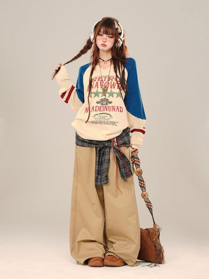 絶対流行 キュート カジュアル スウェットE-6831