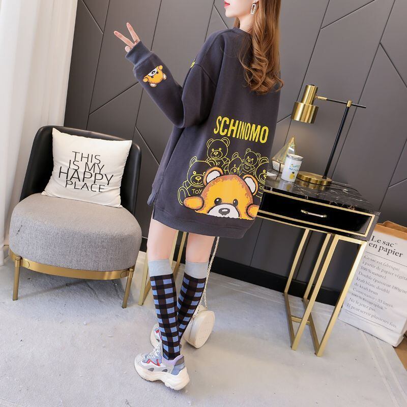 絶対流行 キュート カジュアル 上質 スウェットE-6818