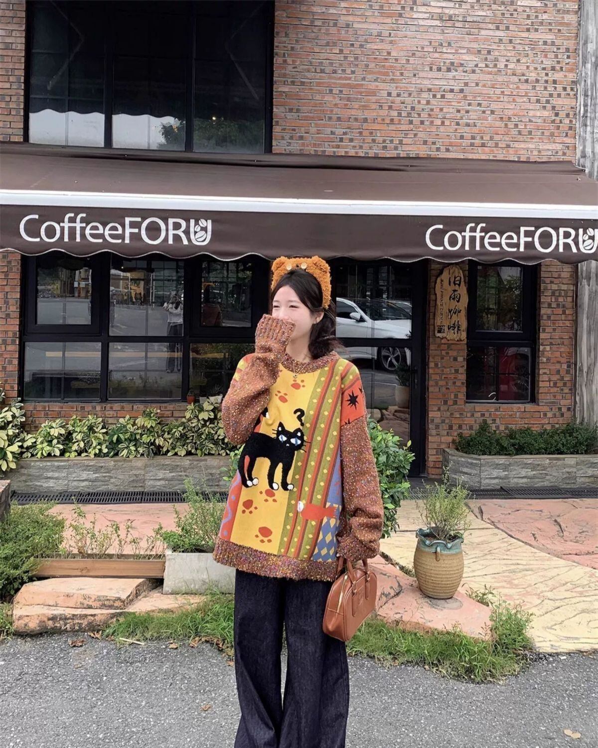 話題沸騰中 大人可愛い 海外トレンド 柔らかくて優しい印象 ニットセーターE-9762