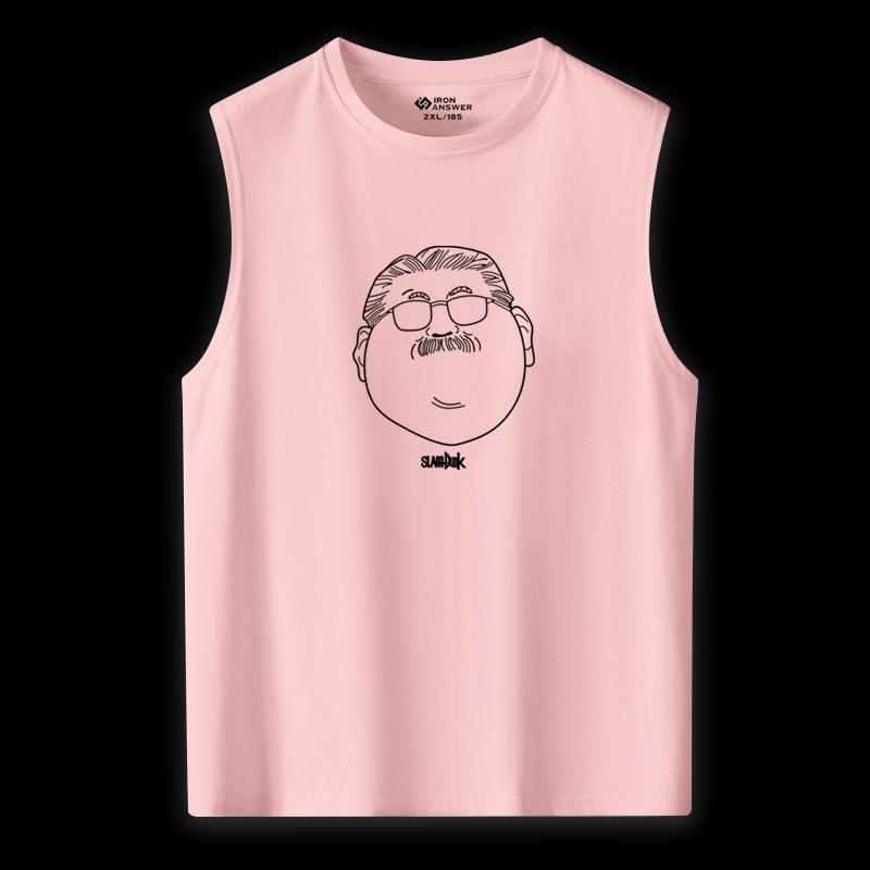 売れ筋　美人度アップ 　おすすめ プリントロゴ 袖なし Tシャツ-A2664
