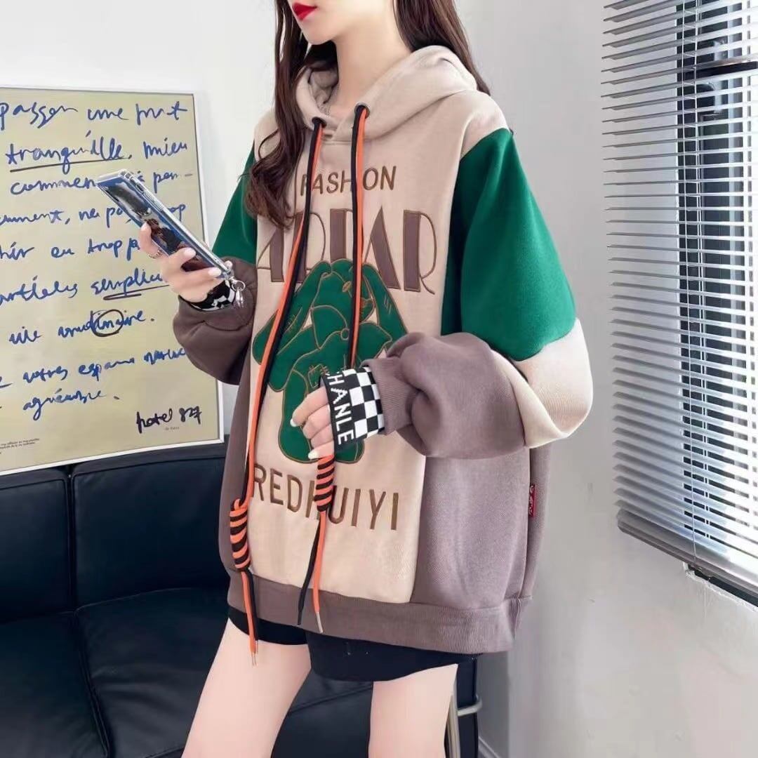 【裏起毛】 ファッション 超人気 個性派パーカーE-6370