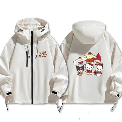 おすすめ 防寒  撥水加工 バックビッグロゴ 男女兼用 3色展開 マウンテンパーカー E-12893